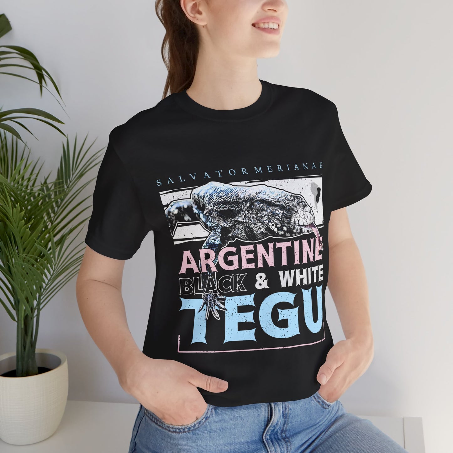 Black and White Tegu Tee