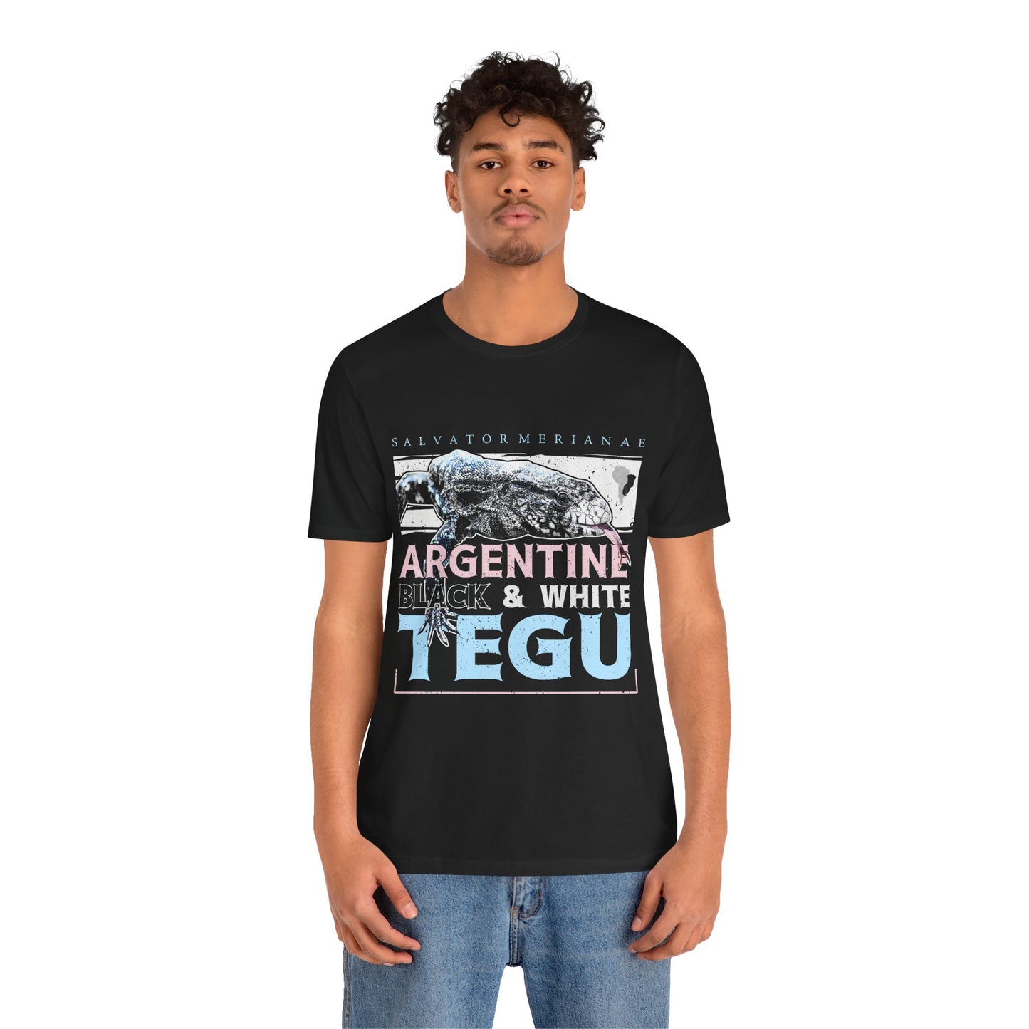 Black and White Tegu Tee